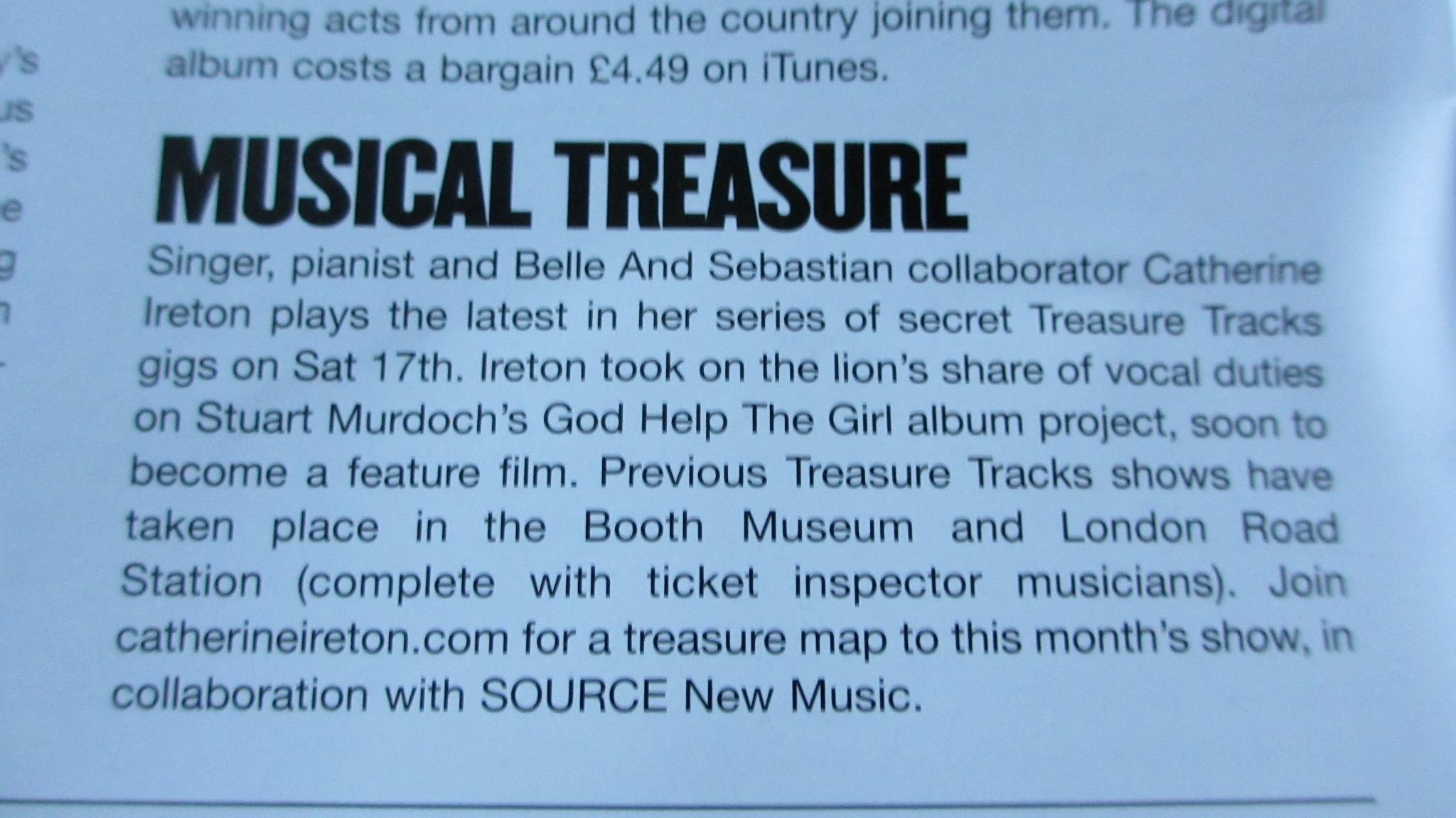 TreasureTracks — fourth and final