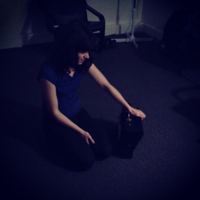 What is it about that night? — under-stage scene rehearsal